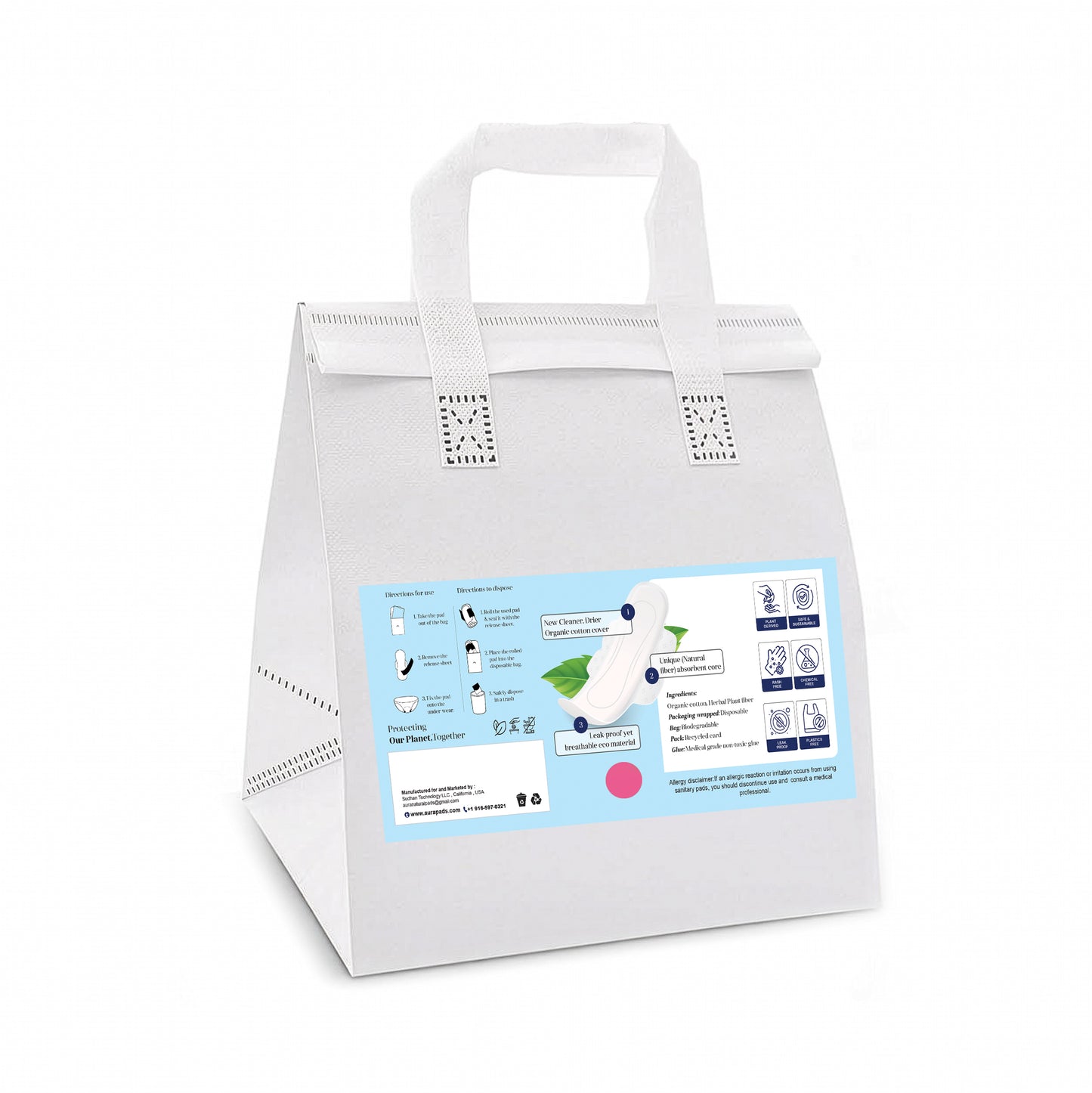 Aura Pads Regular (Day) 35 Pads (Bulk Pack)