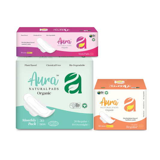 Mom and Teen Monthly Pack of 50 Pads