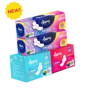 Mom and Teen Monthly Pack of 32 Pads