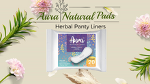 Load image into Gallery viewer, Aura Feminine Care Herbal Liners Regular 20 Pads